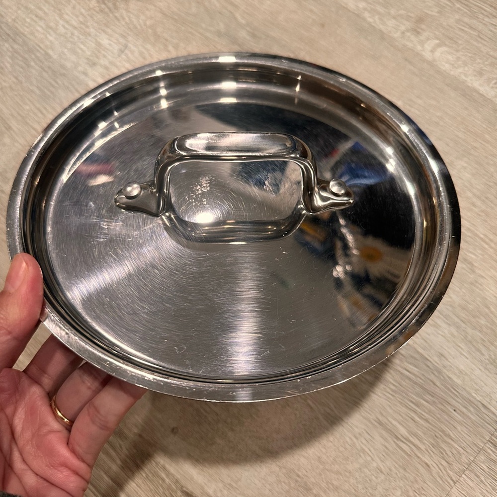 CH120 All-Clad Stainless Steel Replacement Lid Only, 8" Outside - 6 7/8” Inside